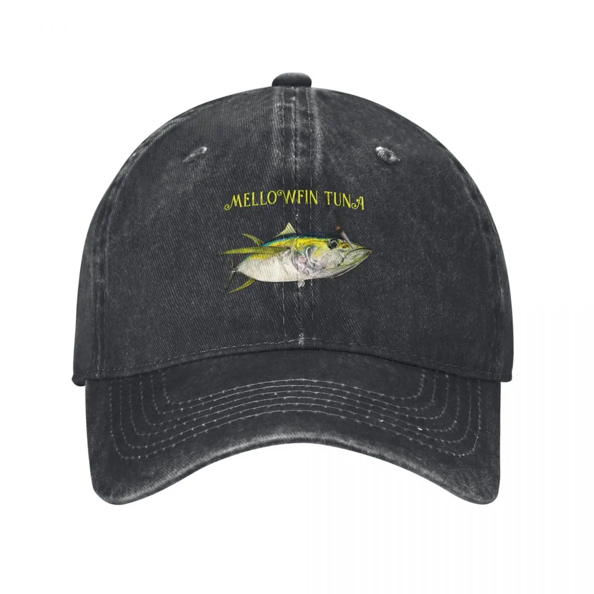 Mellowfin Tuna Baseball Cap Snapback Cap Rugby Women Men's