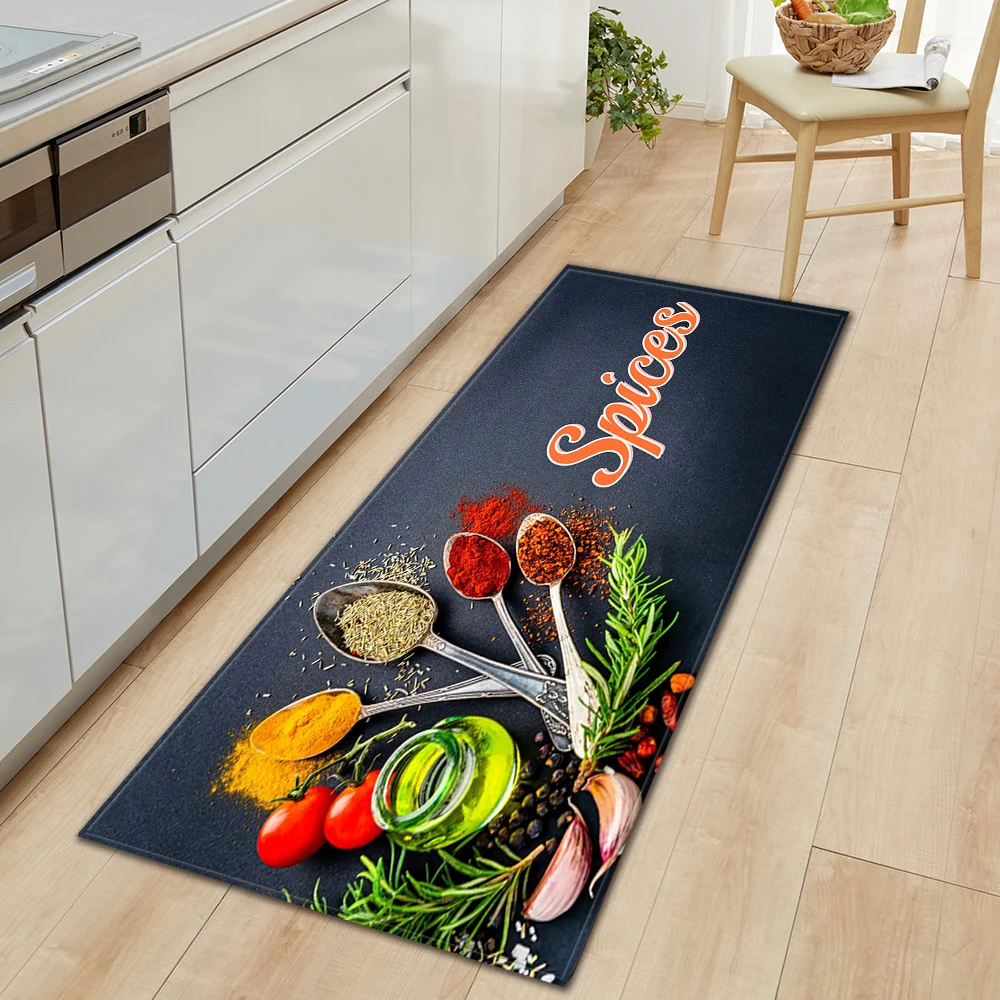 

Kitchen Mat Entrance Doormat Home Bedroom Floor Living Room Balcony Decor Carpet House Bathroom Door Hallway Non-Slip Foot Rug