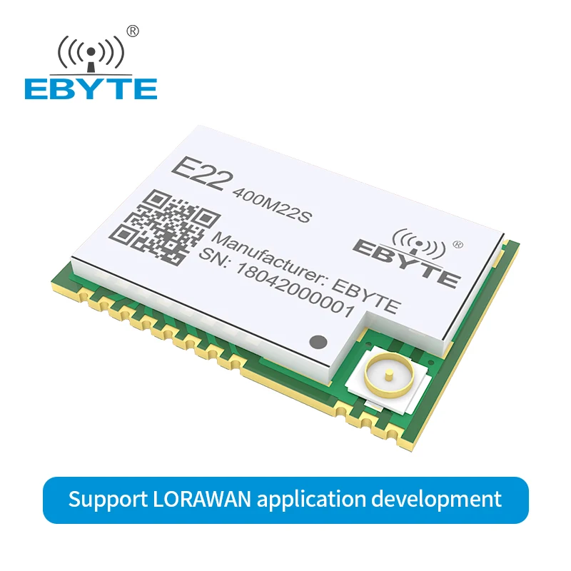 SX1268 nuevo Lora Spread Spectrum E22-400M22S 32M alta precisión TCXO 433MHz transceptor de larga distancia módulo SMD inalámbrico