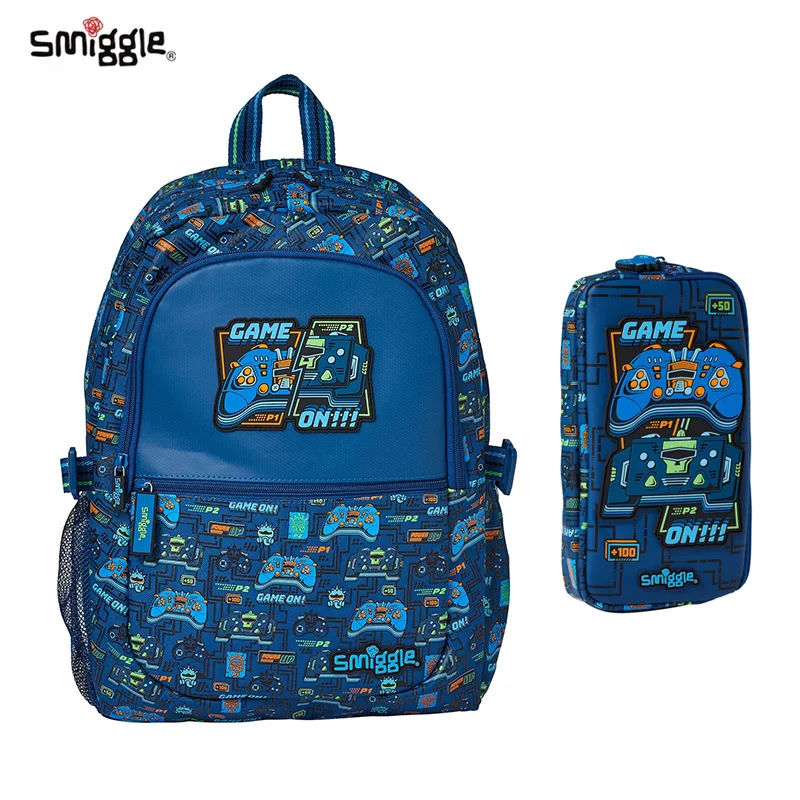 Smiggle Schoolbag Boys And Children Lightweight Waterproof Outdoor Storage Bag Backpack Primary School Student Backpack