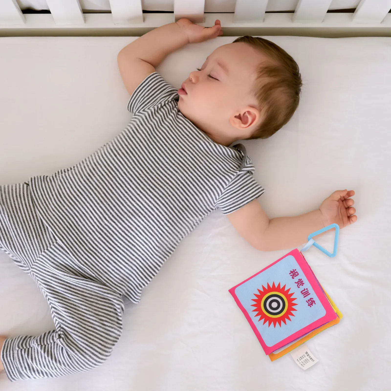 1 セットの布製の本、赤ちゃん、幼児、幼児向け、早期教育、脳の発達、認知スキルの向上、高コントラスト感覚