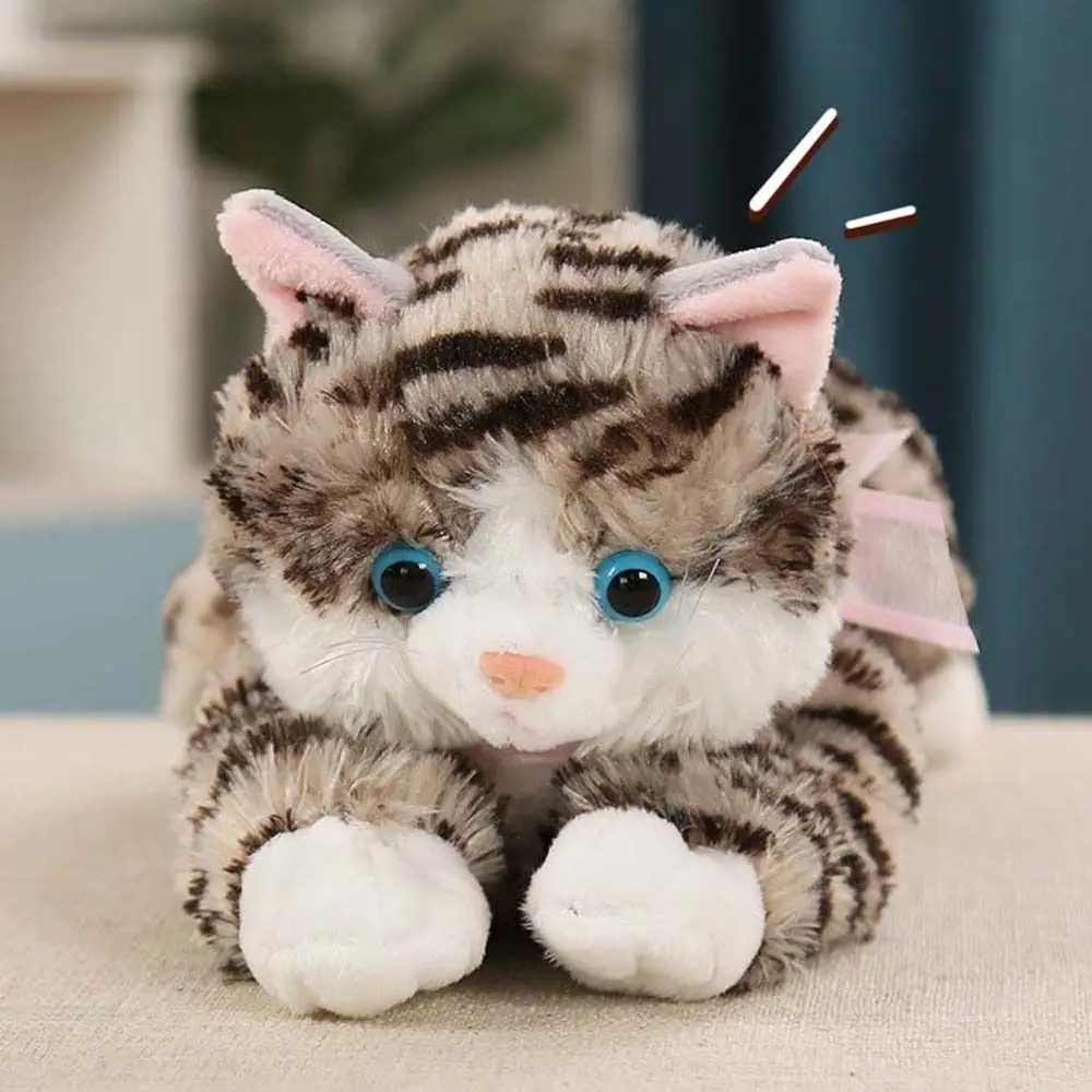 استرضاء هريرة وسادة لينة النوم وسادة أريكة محاكاة القط وسادة القط القط محشوة اللعب #3