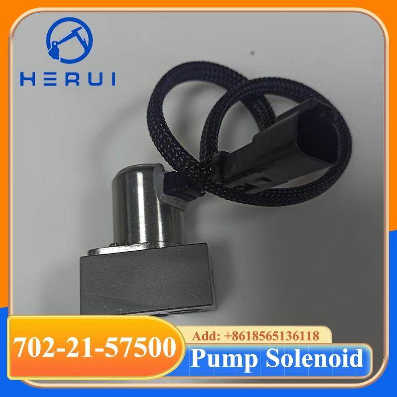 702-21-57500 7022157500 Pump Solenoid for PC300-7 PC400-7 Hydraulic Pump Solenoid Valve