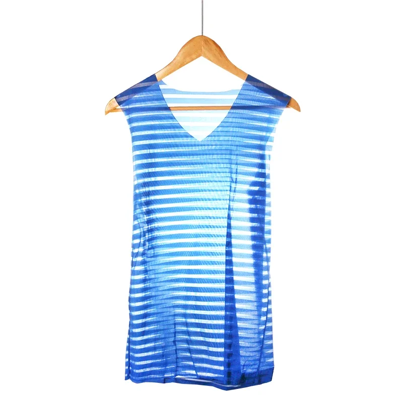 Antarctic men's vest Thin fitness sports ice silk seamless vest summer tight sleeveless T-shirt Wide shoulder quick drying under