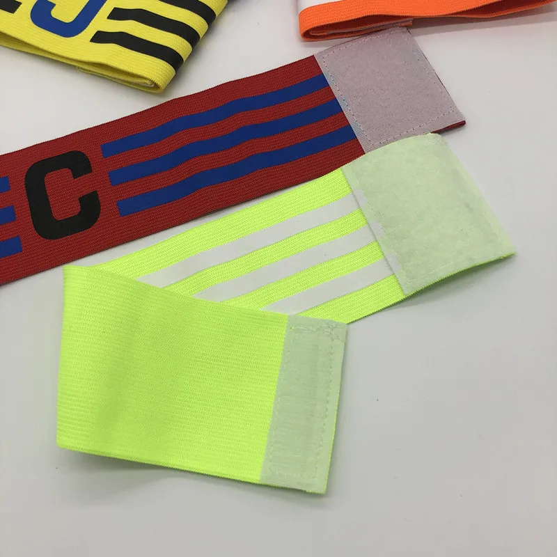 1 Stuks Professionele Voetbal Armband Nylon Verstelbare Voetbal Arm Band Voetbal Captain Armband Groep Armband