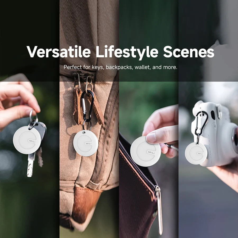 MiLi MiTag Go Localizzatore di compatibilità Bluetooth per il ricerca di oggetti Android Funziona con Google Trova il mio dispositivo