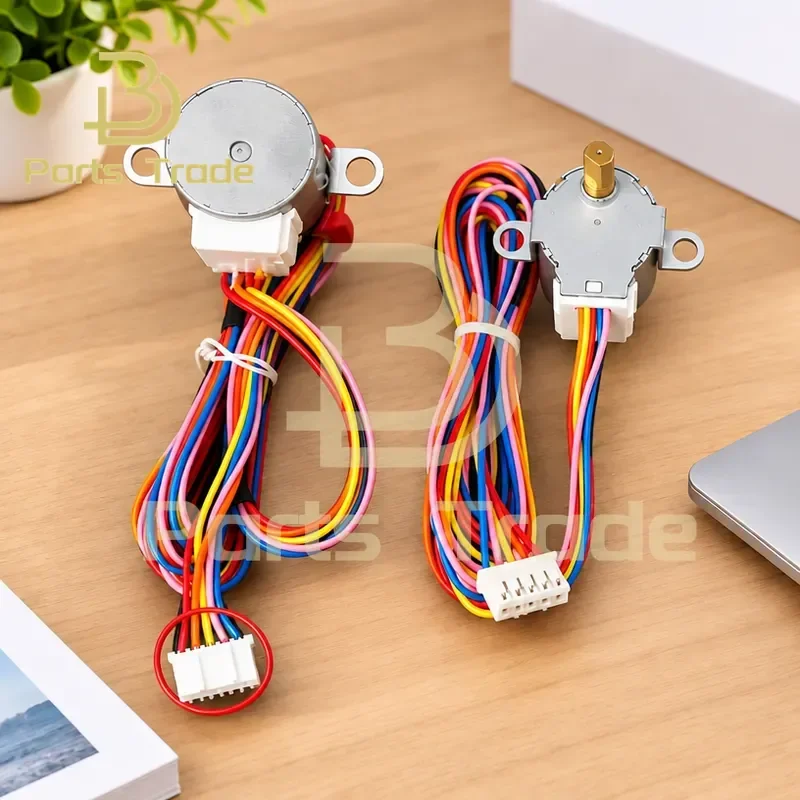 For Haier Air Conditioner 20BYJ46 Pendulum Stepper Motor 12V Replacement Part Compatible with AC Unit Swing Mechanism