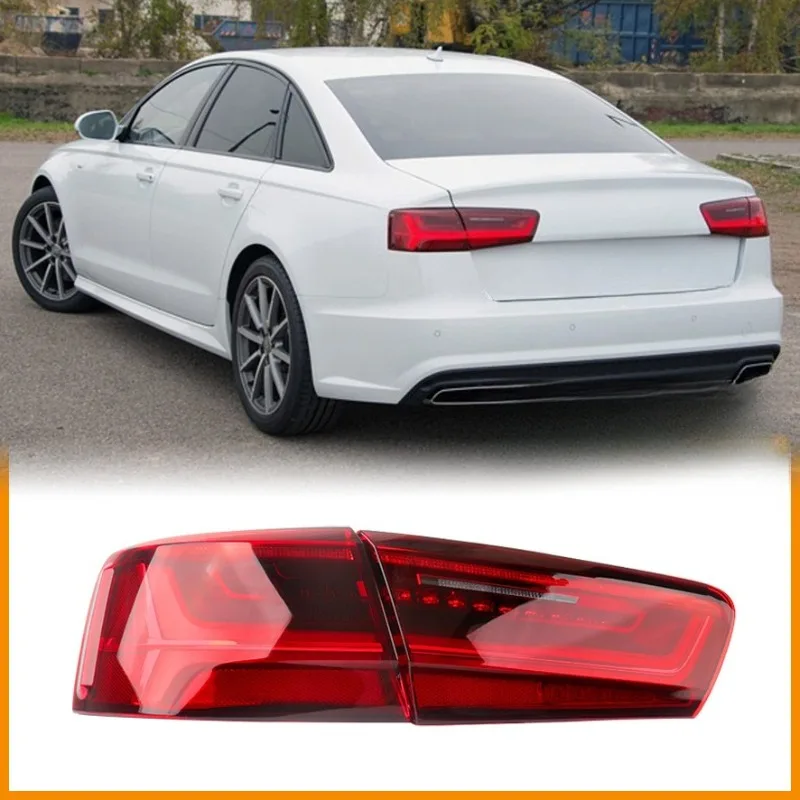 

For Audi A6L C7 2016 2017 2018 Tail Light Assembly Rear Lamp Brake Turn Signal Replacement Auto Exterior Upgrade Accessories