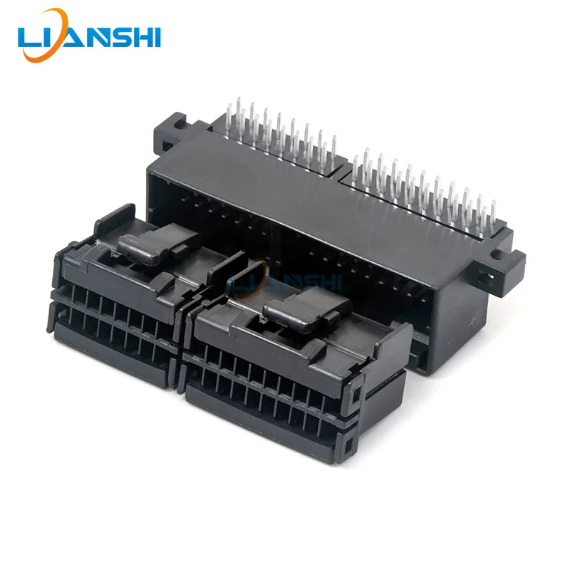 1 Set 36Pin Automotive Right Angle PCB Header Connector Plug 174046-2 Housing 174047-2 Terminal 174146-2