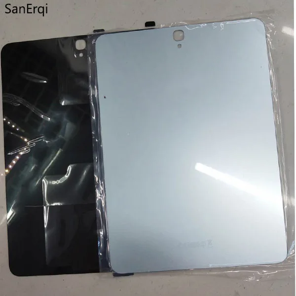 1Pcs Back Glass For Samsung Galaxy Tab S3 9.7 2017 T820 T825 SM-T820 SM-T825 Back Battery Cover Housing Door Replacement