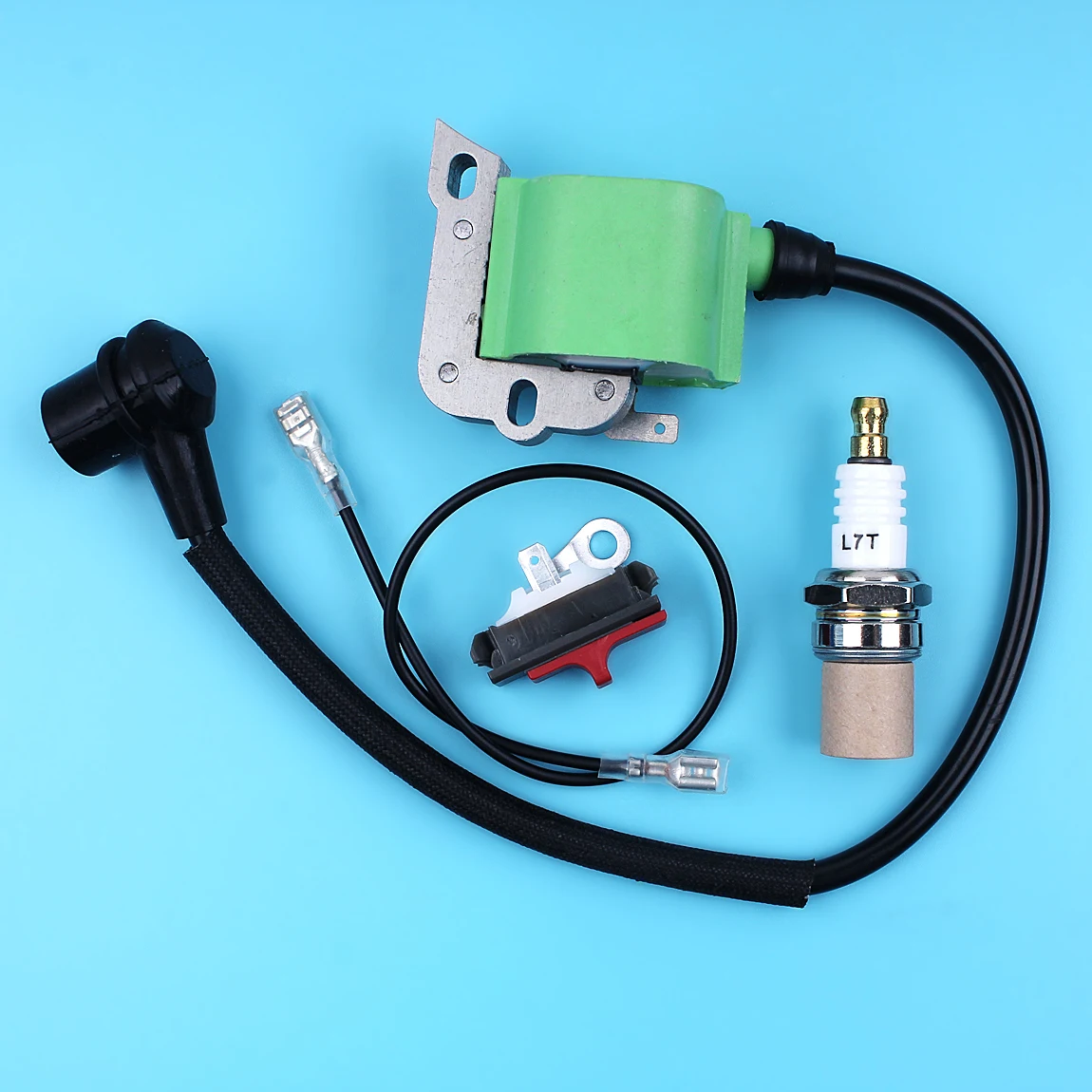 Bobina de Ignição Kill Stop Switch Spark Plug Kit para Husqvarna 50 51 55 268 272 266 261 262 254 61 257 Motosserra Novo Estilo Módulo