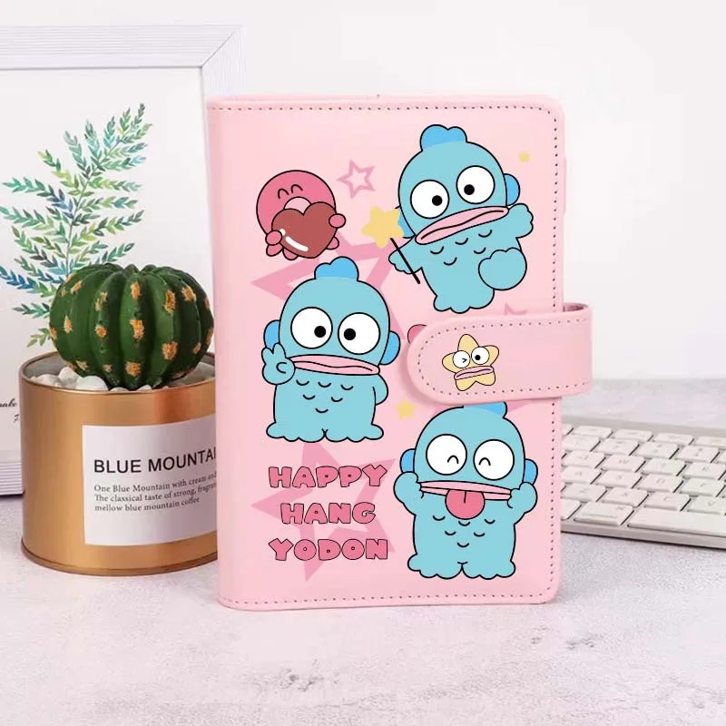 sanrio loose leaf notebook hangyodon student notepad planejador diario agenda memo office material escolar papelaria atacado a6 01