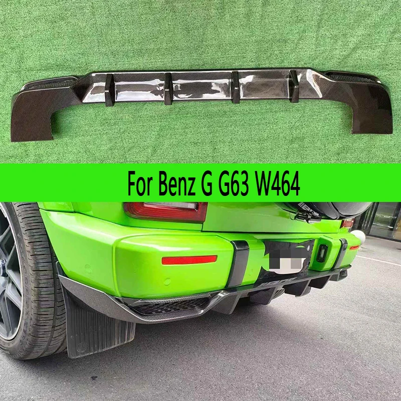 

Для Mercedes Benz G Class W464 G63 2018-20123 Углеродное волокно, задняя губа, диффузор, автомобильный задний бампер, диффузор, задний спойлер, комплект кузова