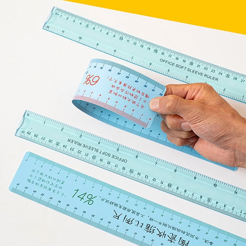 Ceramic Shrinkage Scale Set Plastic Soft Ruler Multifunctional Drawing Measurer Pottery Tools