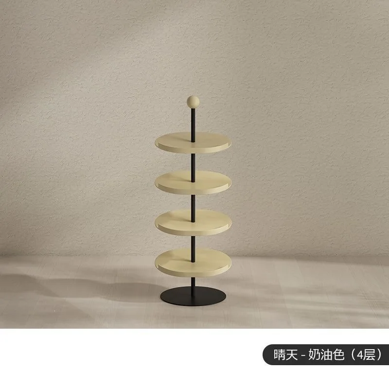 Cream creative shoe rack, multi-layer shoe storage at the door of the home, simple shoe rack at the door