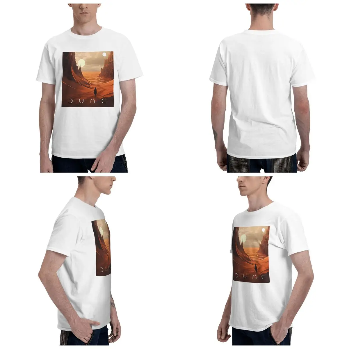 الكثبان الرملية 2020 مروحة الفن 100% القطن تي شيرت الرجال مضحك تي شيرت الرجال طاقم الرقبة قصيرة الأكمام S-6XL