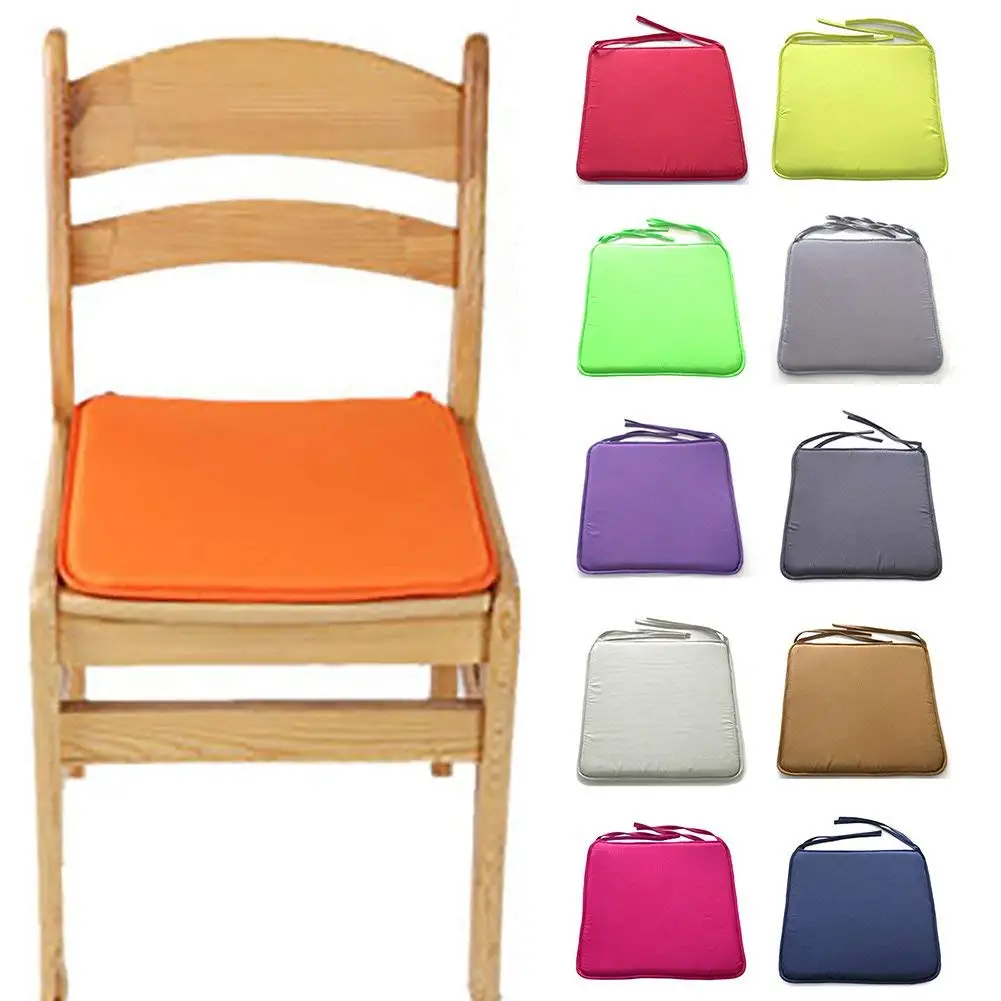 Chair Cushion For Dining Chairs Square Kitchen Office Chair Seat Cushions Home Decor Non-slip Sofa Car Chair Pads