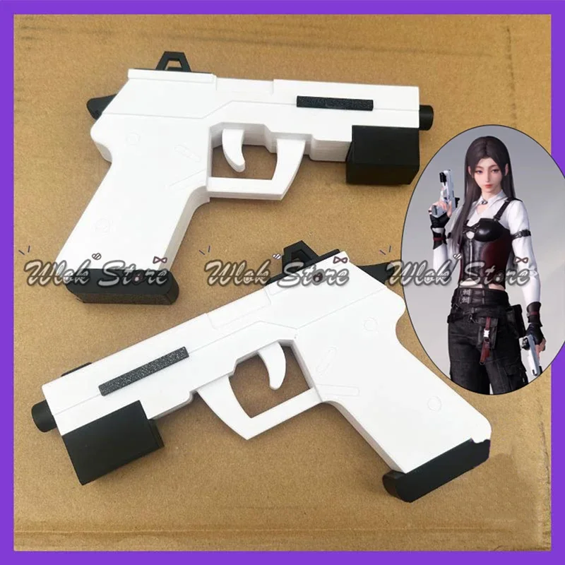 

Game Love And Deepspace Female Cosplay Props White Model Gun Men Woman Carnival Halloween Party Role Play Weapon Accessories