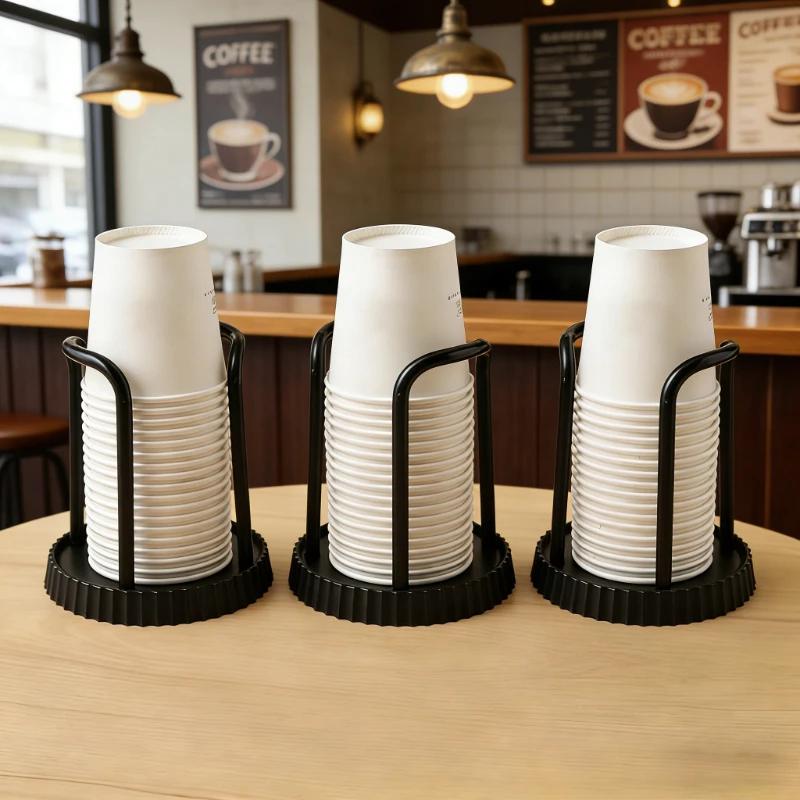 Multifunktionale Desktop Tasse Lagerung Rack Für Home Haushalt Kaffee Tasse Halter Küche Papier Tasse Halter Einweg Tassen Picke