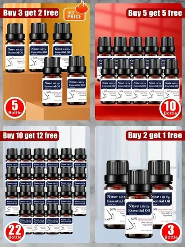 Imagen 2 del producto Levantamiento de nariz, aceite esencial para dar forma a los huesos nasales, remodelación, cuidado Natural, fino, nariz pequeña, rinoplastia de alto aumento