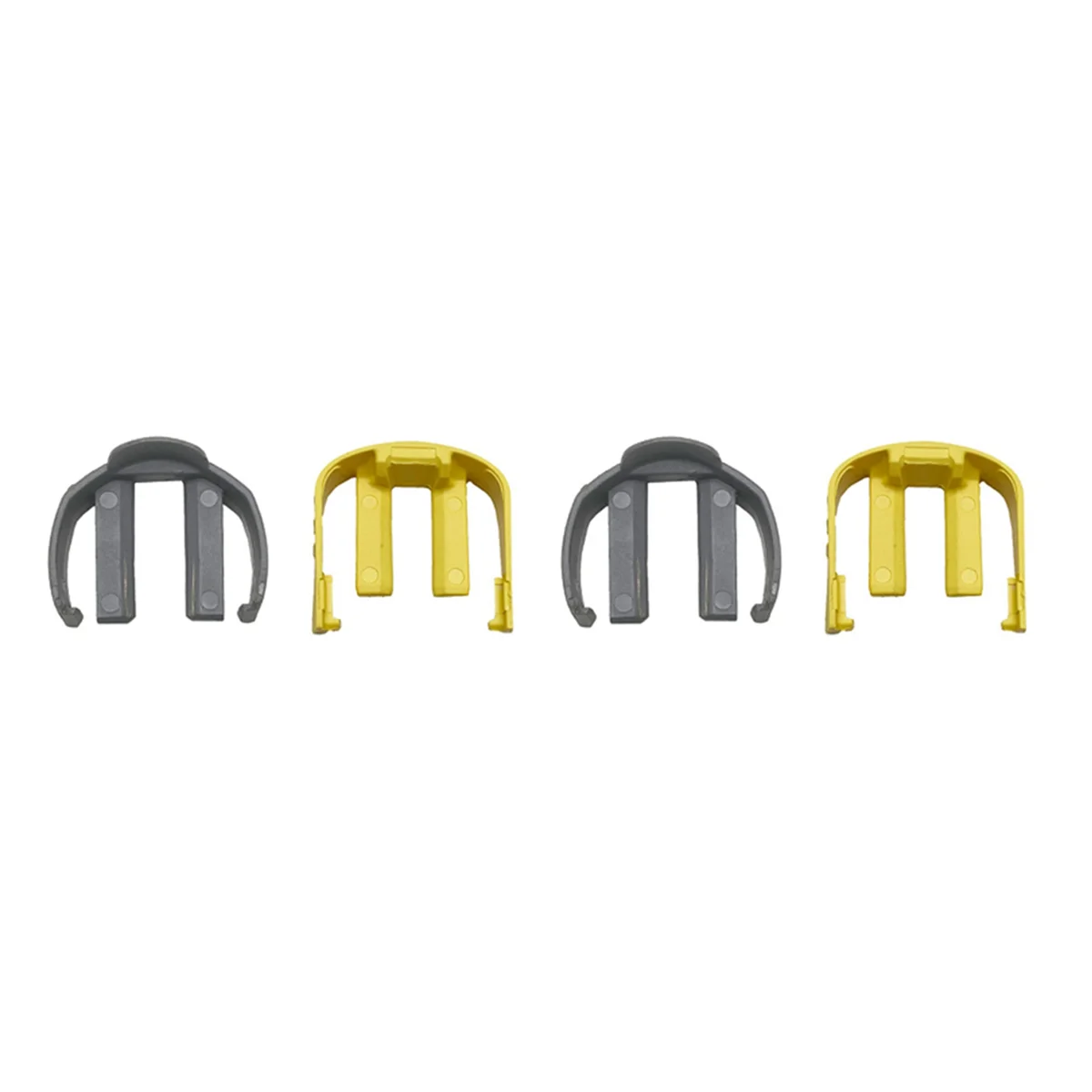 2Set Yellow & Grey for Karcher K2 K3 K7 Pressure Washer Trigger & Hose Replacement C Clip Clamp for Hose to Machine