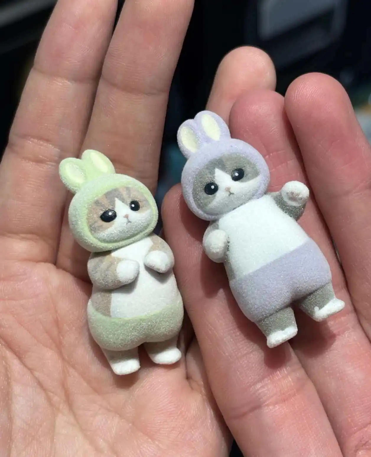 

Плюшевые игрушки-сюрпризы Spot Mofusand Rabbit Clothing: милые настольные украшения, коллекционные фигурки, подарок-сюрприз, сувенир