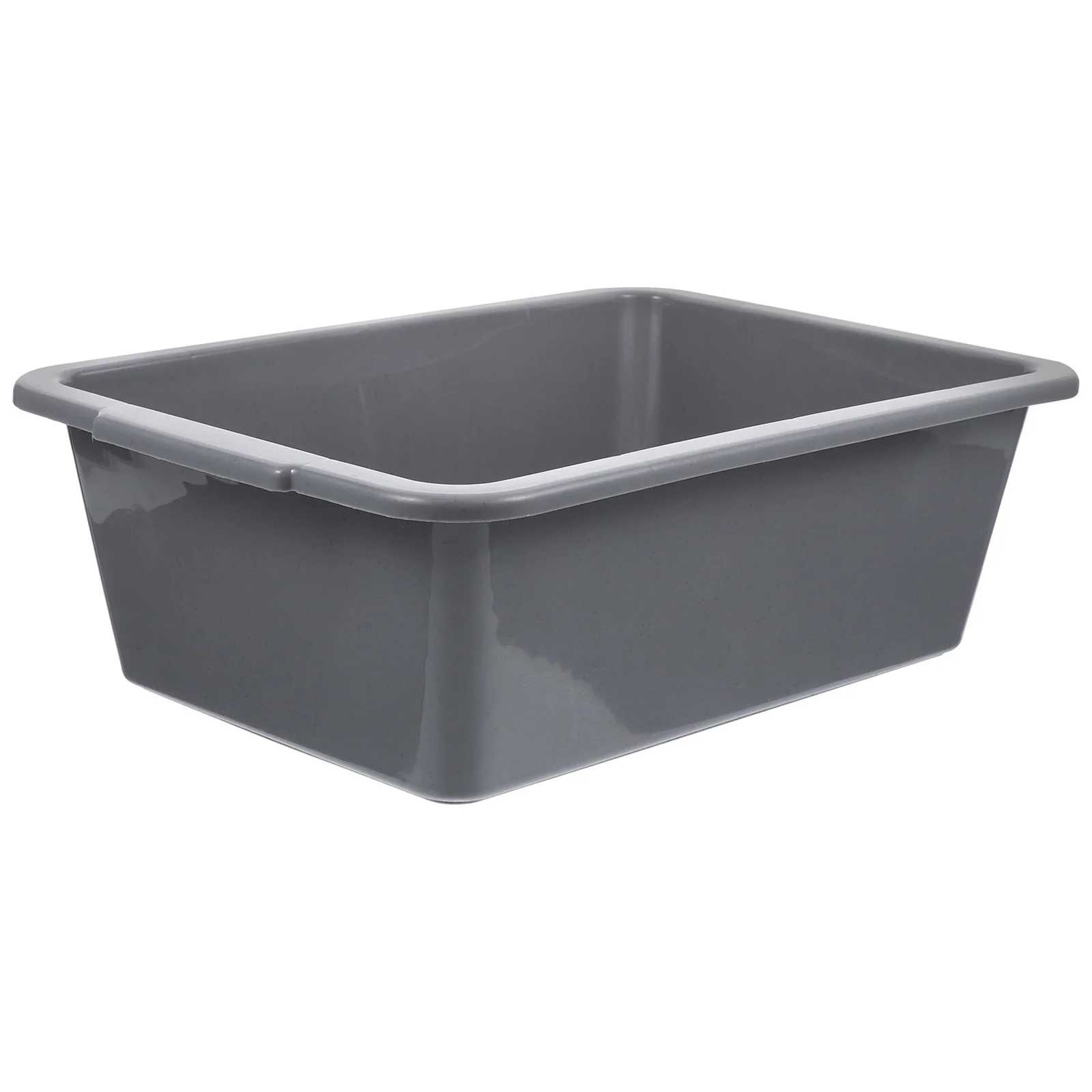 

Multipurpose Plastic Bus Tub Rectangular Tote Box Handles for Home Restaurant Delivery Food Storage Wash Basin