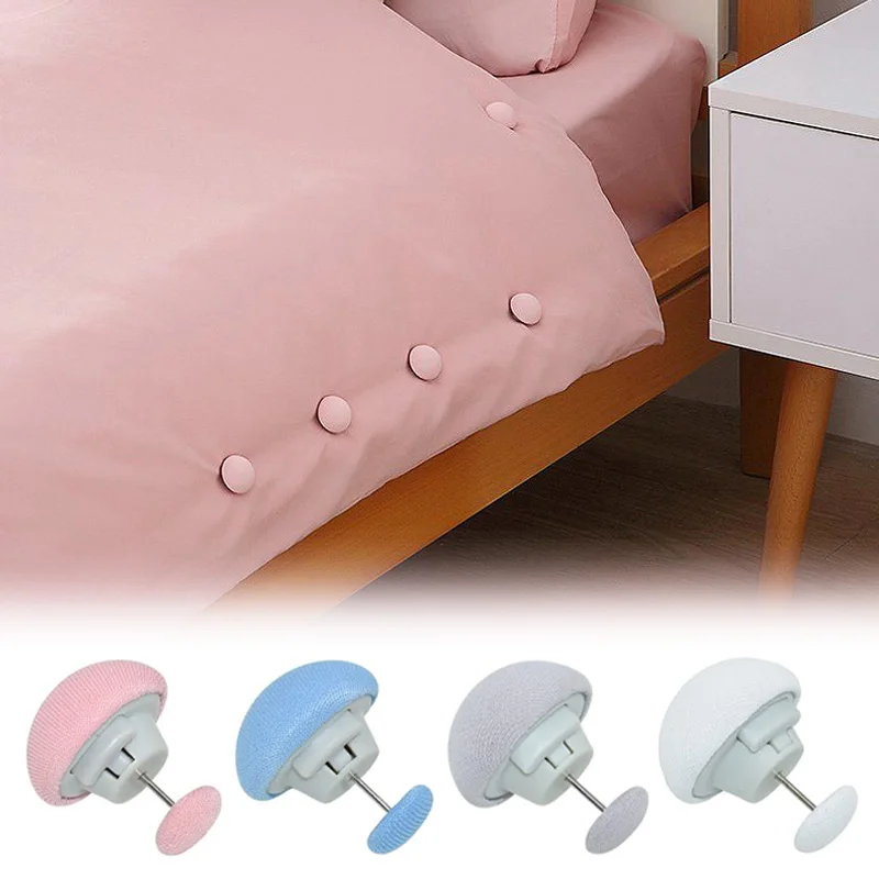 4/8PCS BedSheet Quilt Clip One Key To Unlock Duvet Cover Fastener Clip Anti-Slip Blanket Buckles Quilt Holder Fixator Grippers