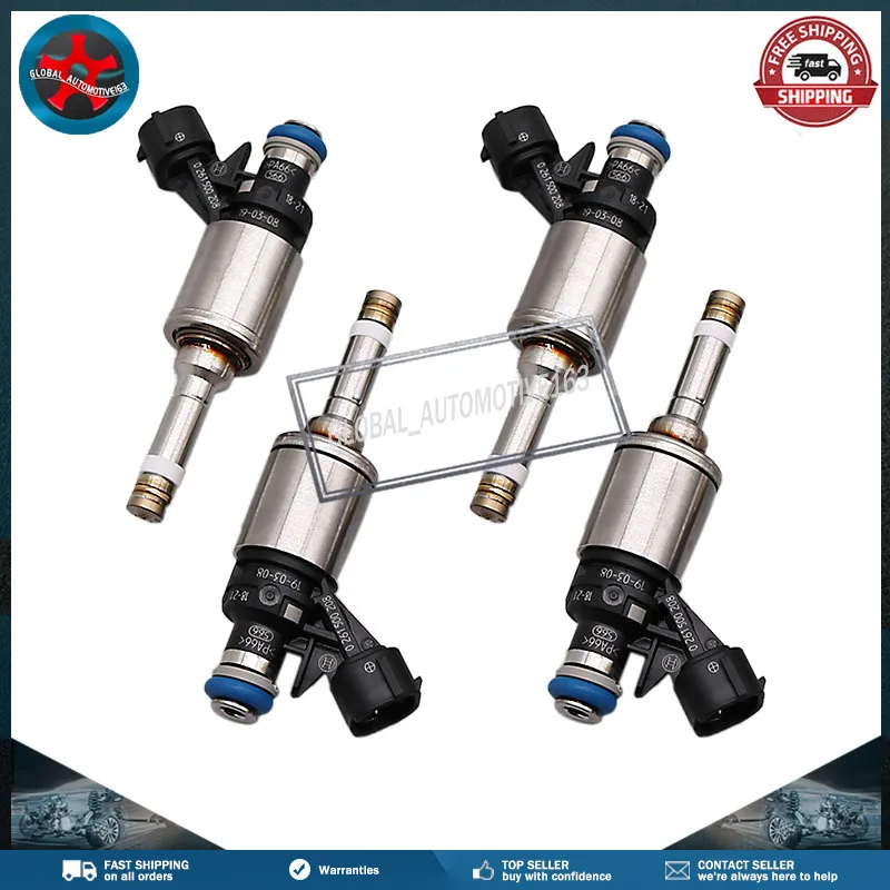 

For Nissan 4Pcs Fuel Injectors 16600-4BB0A 166004BB0A