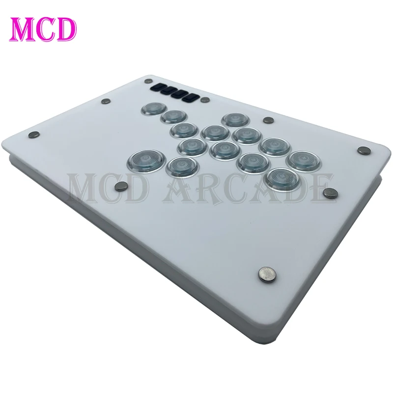 Punk Workshop Mini HitBox SOCD Fighting Stick Controller  Mechanical Button Support PC/Android/Switch/PS4 Handle Fight Console