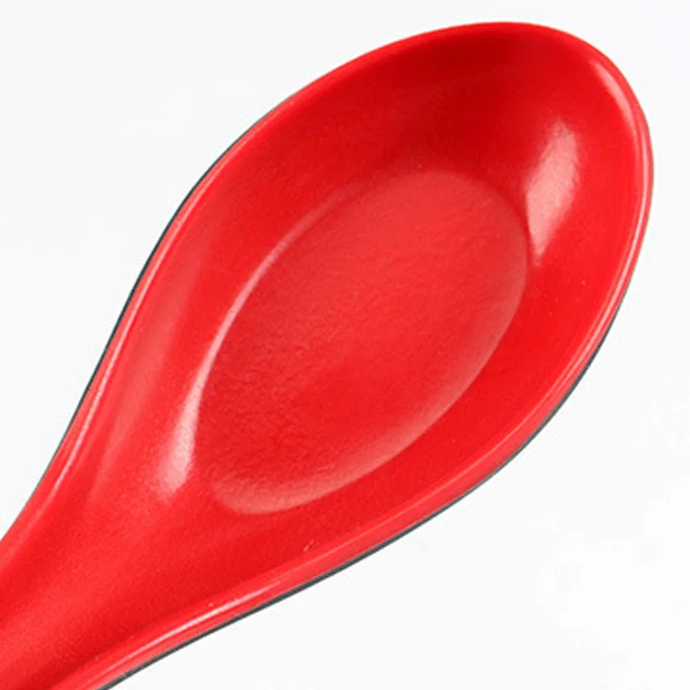 Food Shops Homes Restaurants Catering Halls Spoons Utensils Long 10PCS 16x4cm Chinese HandleHook Japanese Spoons