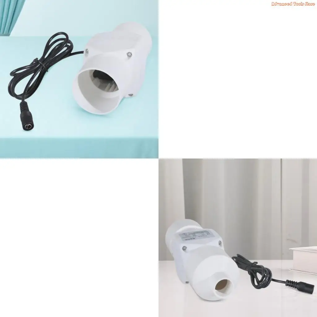 

In Line Air Blower 12V Ventilation Blower Air Vent In Line Marine Bilge Strong W91B