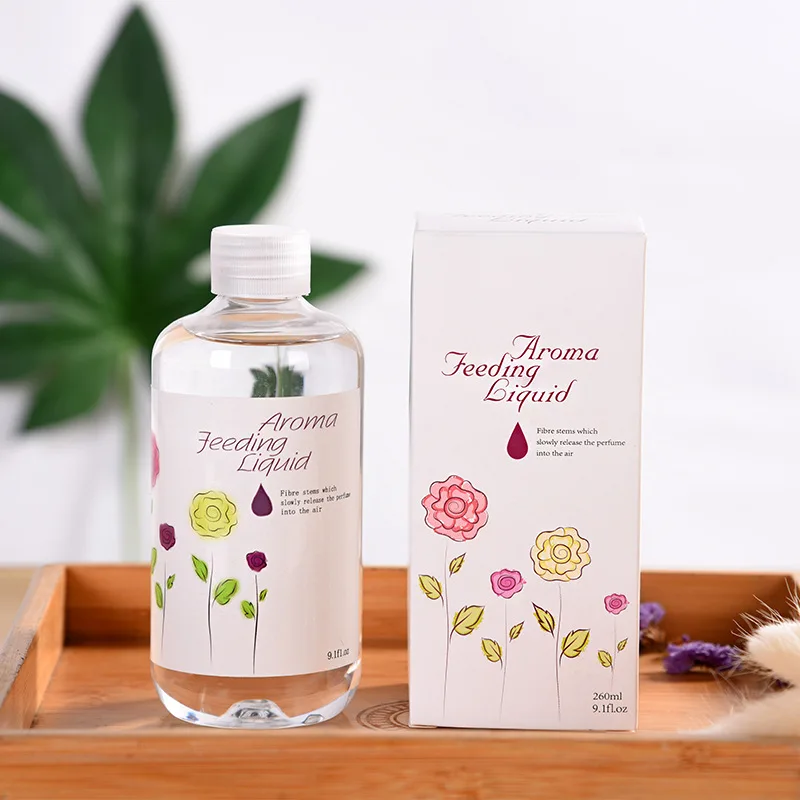 260ml Natural Plant Essential Oil 21 Home Fragrances Rose Perfume Hotel Aromatherapy Liquid Set Replenishment Air Freshener