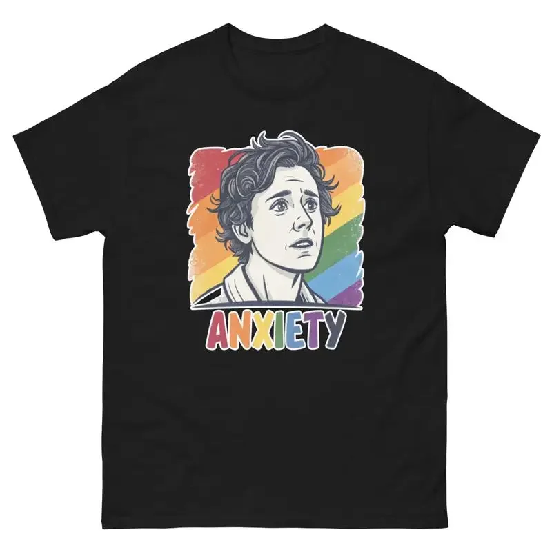 Anxiety Emotion Illustration Bright Vibe T Shirt