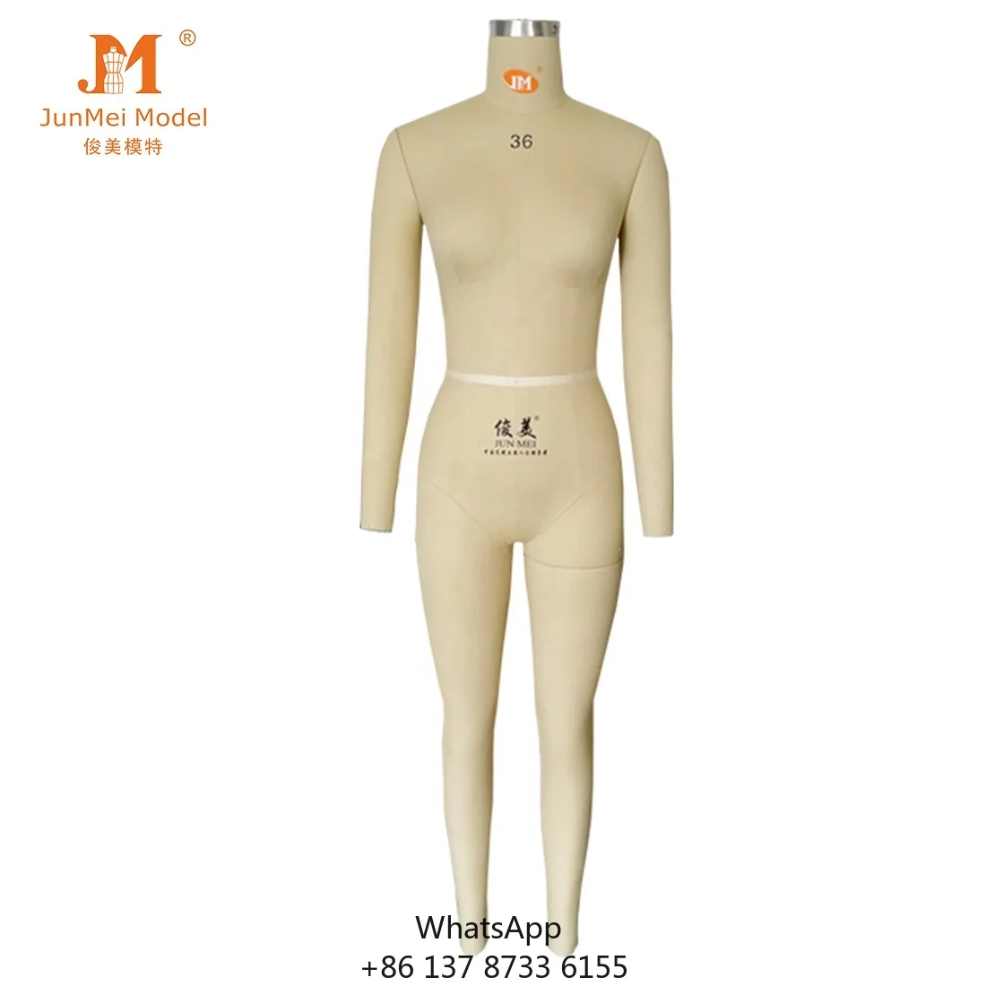 

Hot Sale Brand Female Full-Body Dress Form Mannequin Custom Size Detachable Legs Stand Fiberglass Natural Body Shaped