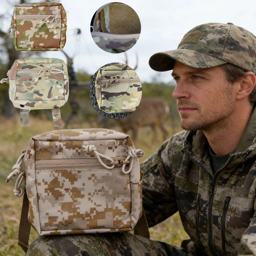

Универсальная тактическая сумка-органайзер Molle для хранения, подсумок для тактического ремня и жилета, расширенная сумка для хранения