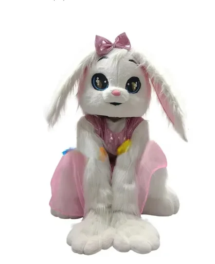 

New Adult Hot Sale LOVE Festival Hare Rabbit Easter Mascot Costume Christmas Fancy Dress Halloween Mascot Costume Free Ship