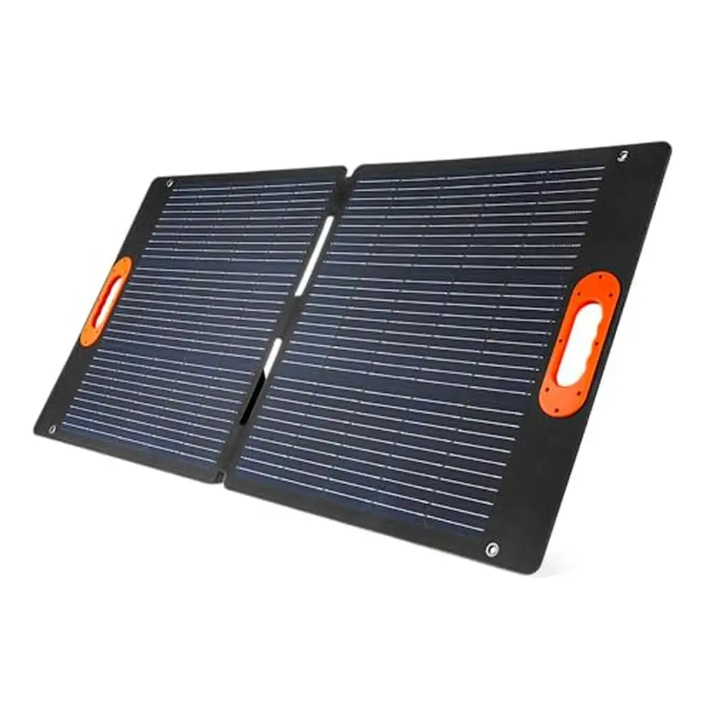 

Foldable Solar Panel Dual USB-C DC5525 Ports 22% High Efficiency IP65 Outdoor Ready Charging Devices