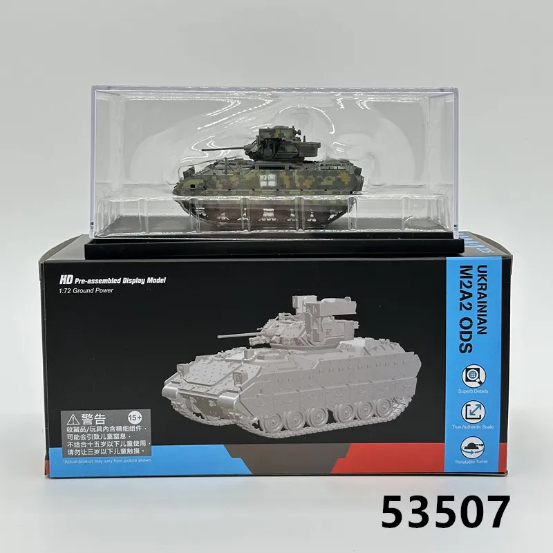 Dragon 1/72 Ukraine M2A2 ODS M2 Bradley Infantry Tank Finished Model Tank 63507 Plastic Diecast Military Collection in Stock