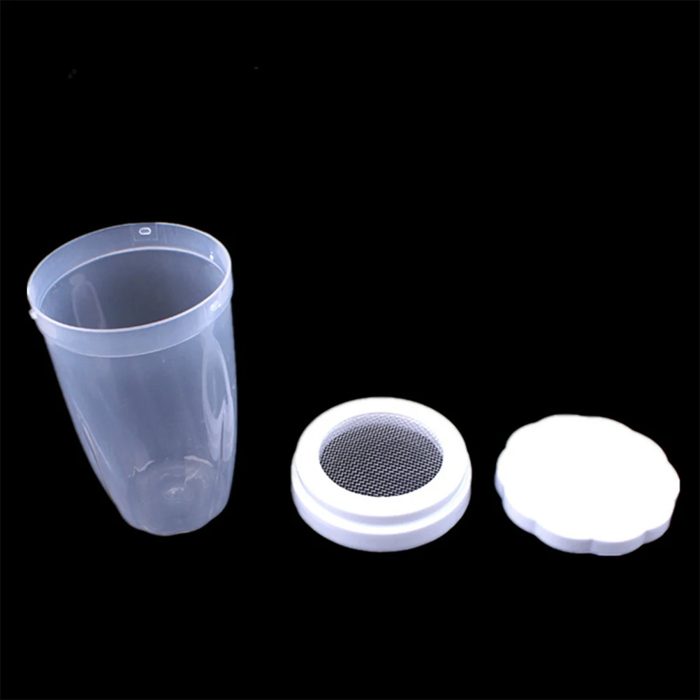 Tamiz Manual de harina en polvo, herramientas de repostería para hornear, tamiz Manual en polvo, plumero, taza, filtro para pastel, colador de harina de arroz, 2 uds.