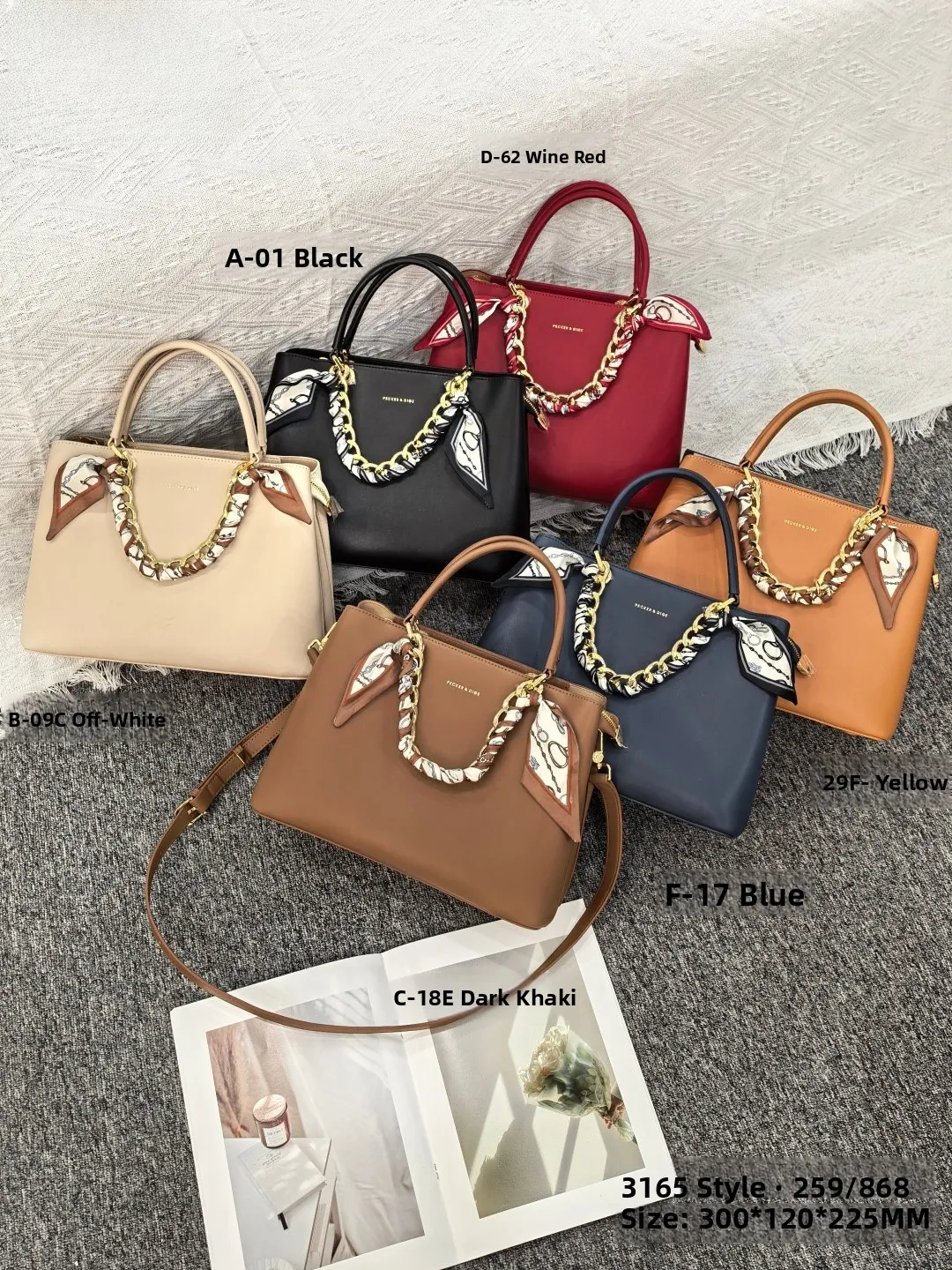 

Faionable Commuter Handbag Women's Bag Casual Simple Sle Detachable oulder Strap Zipper Closure Soft Tanned Leather