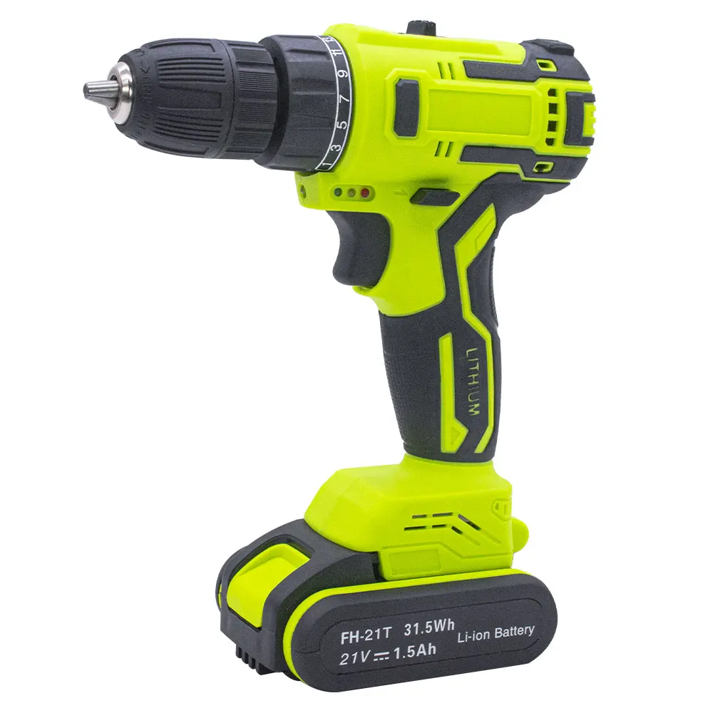 Tech Lithium Battery Electric Rechargeable Cordless Screwdriver Hand Drill Machine With Battery Power Drills for Household