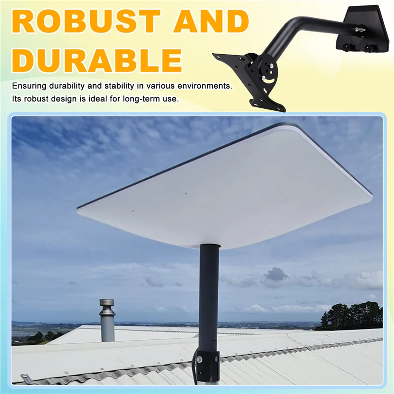 

Stable Performance-Wall Mounted Bracket Kit For Starlink Gen 3 Satellite Receiver Bracket Mounting For Better Signal