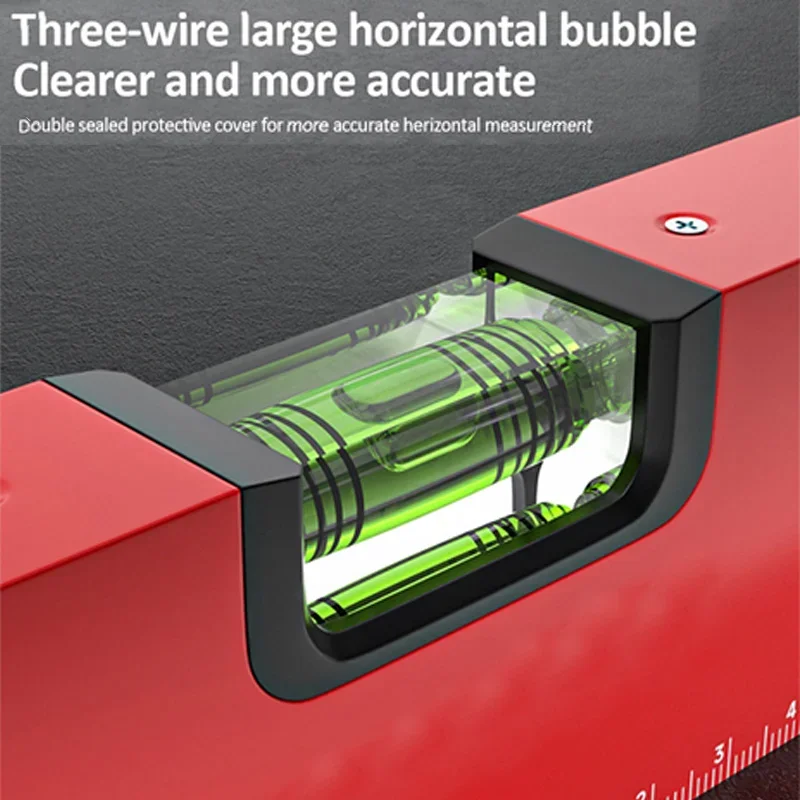 เครื่องวัดระดับดิจิตอลอิเล็กทรอนิกส์ 30/40/50 ซม. พร้อมแม่เหล็ก วัดมุม 90 องศา ทำจากอลูมิเนียมอัลลอยด์