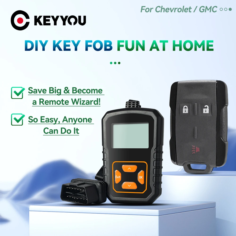 OBD DIY Programer Programmer Tool Remote Key For Chevrolet Silverado Colorado GMC Canyon 2014-2020 M3N32337100 Programming