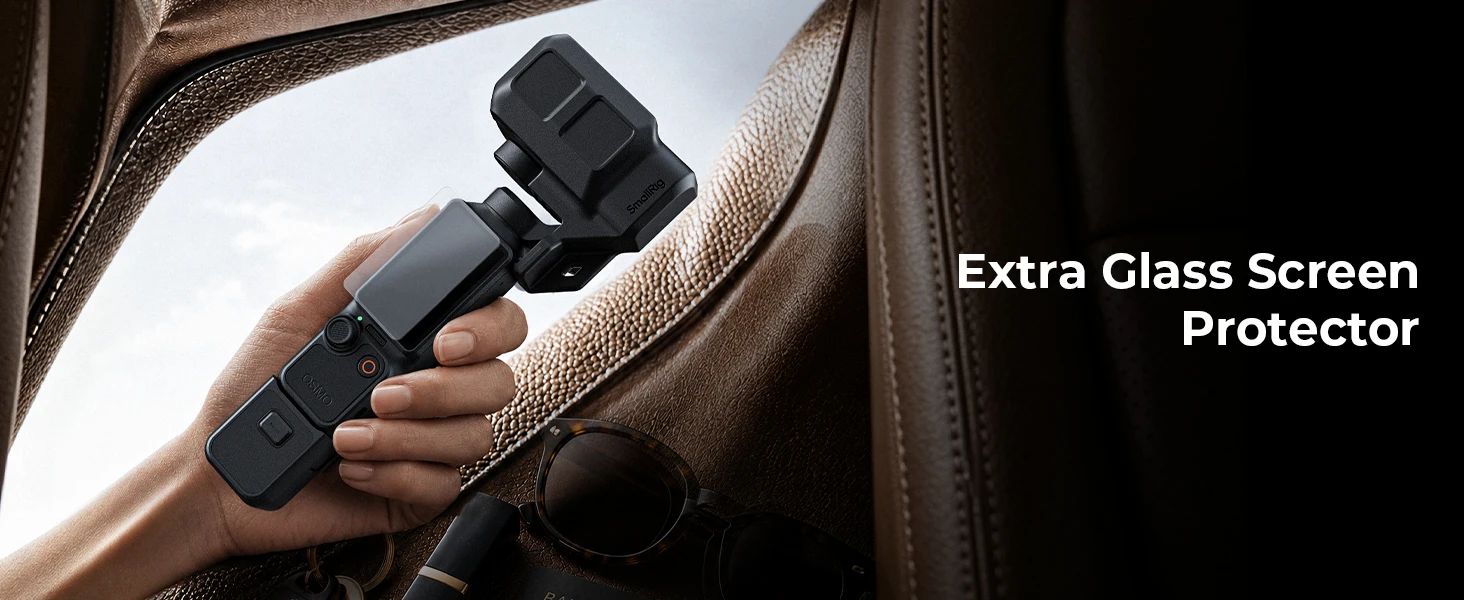 SmallRig Gimbal-Positionierungsklemme für DJI Osmo Pocket 4P mit Bildschirmschutz -6583 – Detail 5