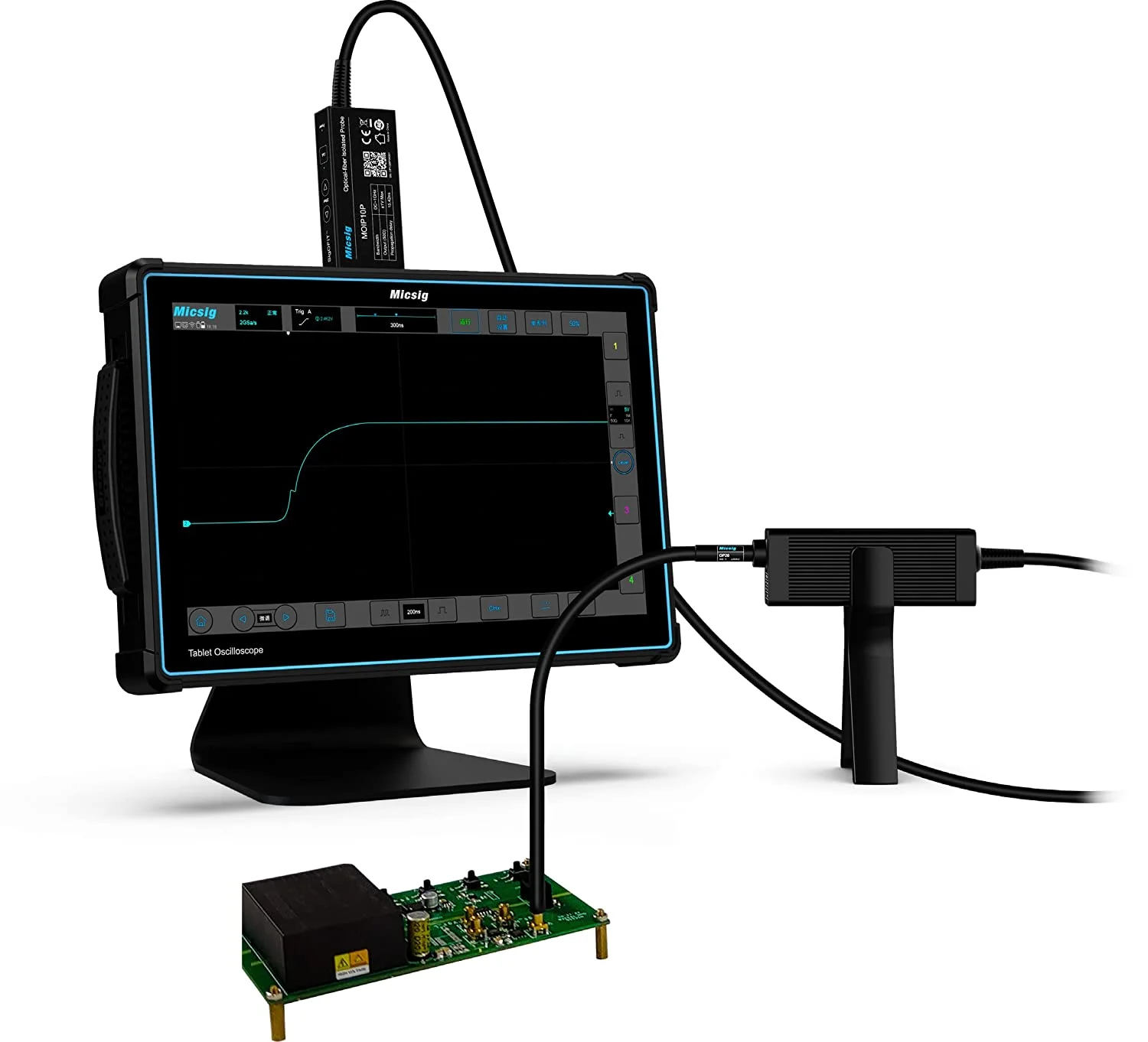 Micsig SigOFIT Optical-Fiber Isolated Oscilloscope Probe - High Voltage Optically Isolated Probes, Unveil Real Signal You\'ve Nev