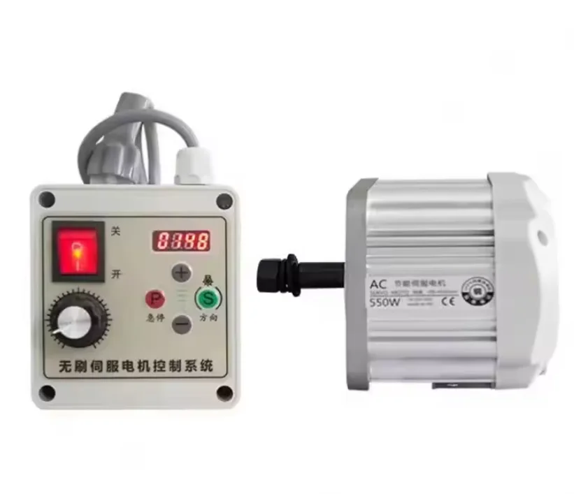 Steel Brushless Servo Knob Speed Control 110V/220V 550W for Belt Sander Woodworking Machinery New Condition Letter Saw Lathe
