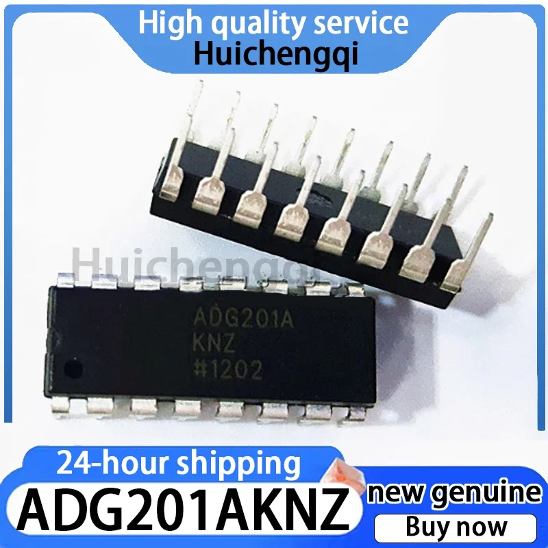 1PCS ADG201AKNZ ADG201A Direct Insertion PDIP-16 Four Channel Single Pole Single Throw Switch IC