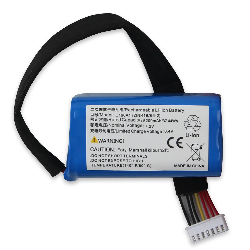 Bateria zamienna C196A1 do głośnika Bluetooth Marshall Kilburn II 2 Gen Bluetooth Outdoor 5200mAh — zdjęcie produktu 5